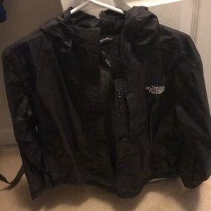 The north face rain coat